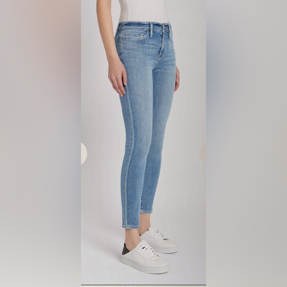 Frame Le Skinny de Jeanne Crop- Hidalgo size 26